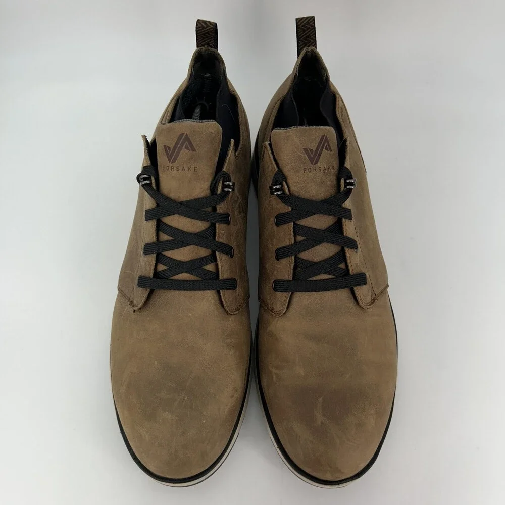 Forsake Davos Boots Mens Size 14 Brown Leather Mid Waterproof Chukka Hiking
